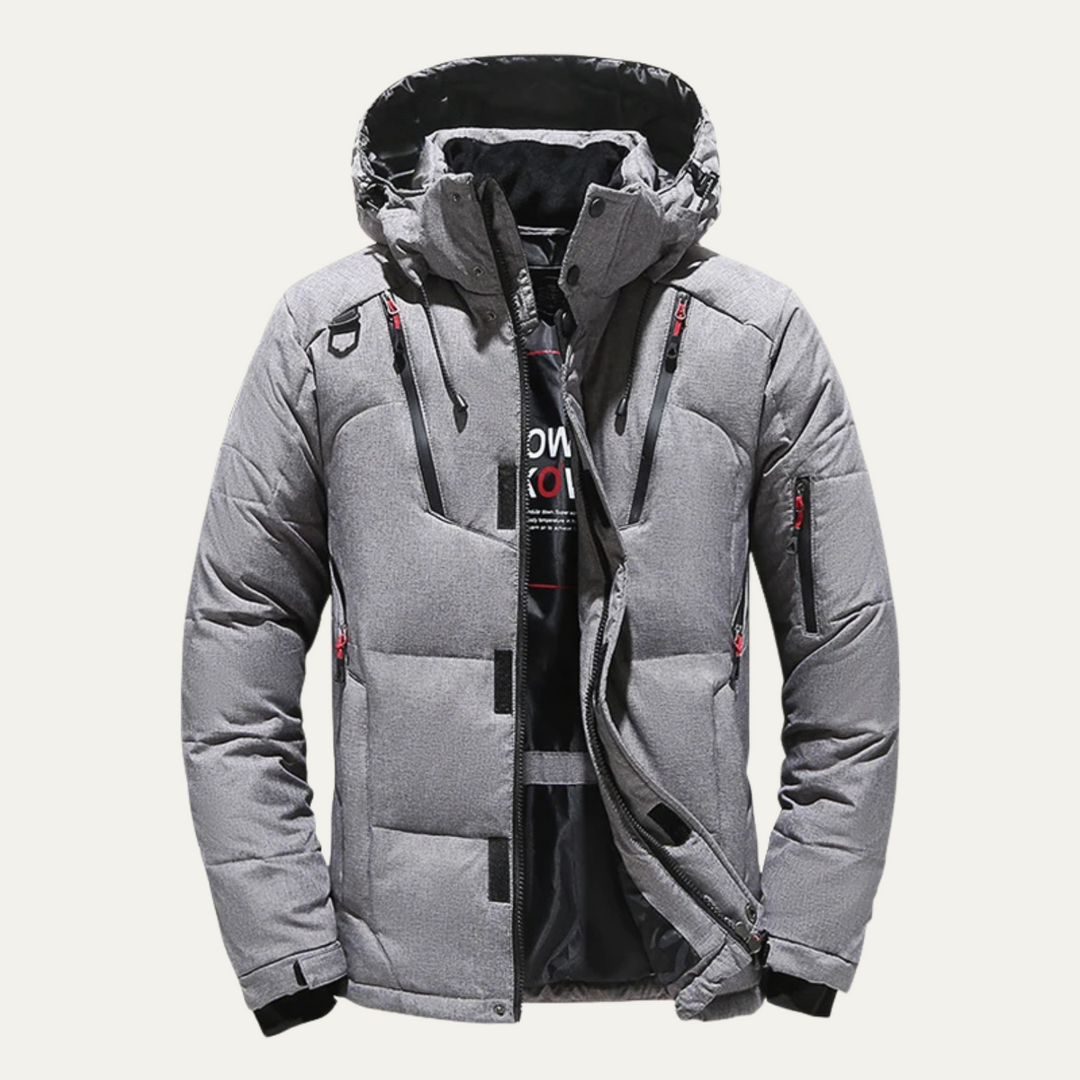 Serena | Stylish Quilted Down Puffer Jacket With Hood