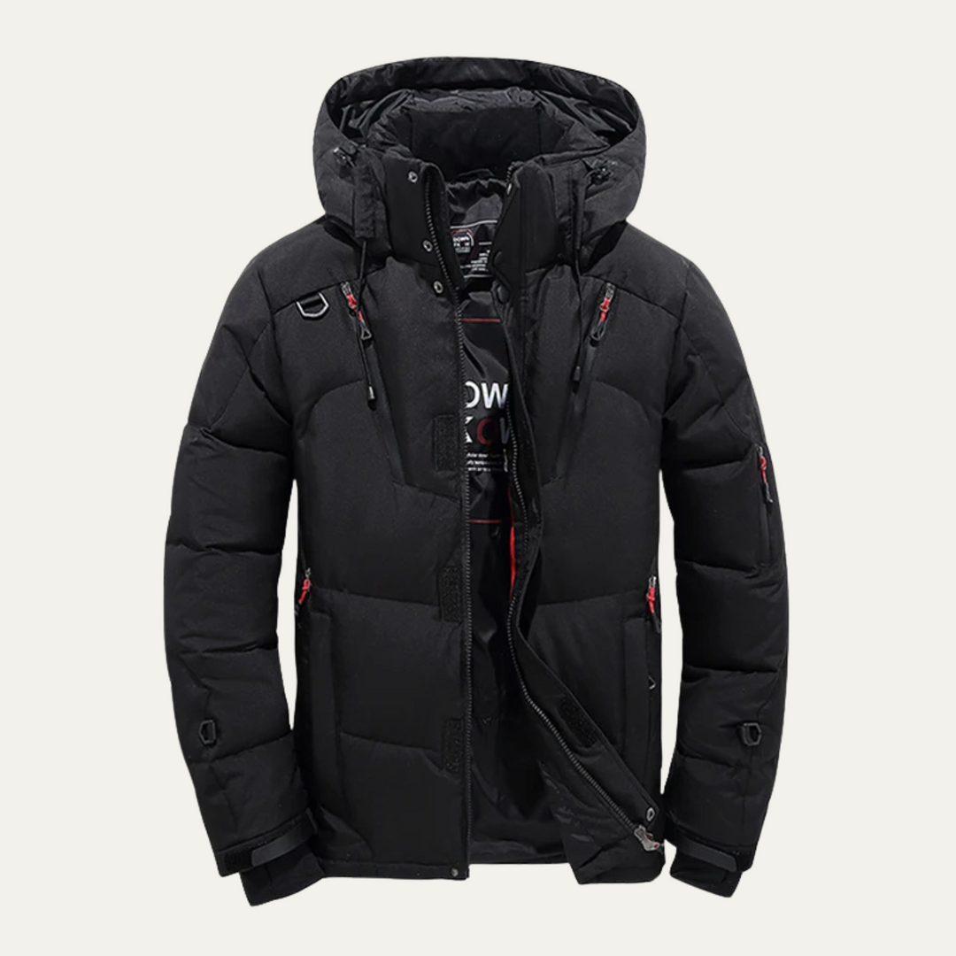Serena | Stylish Quilted Down Puffer Jacket With Hood