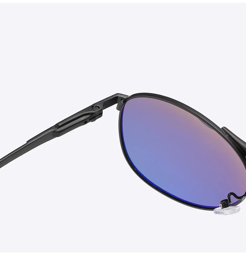 Austin | Classic Aviator Sunglasses With Silver Metal Frame