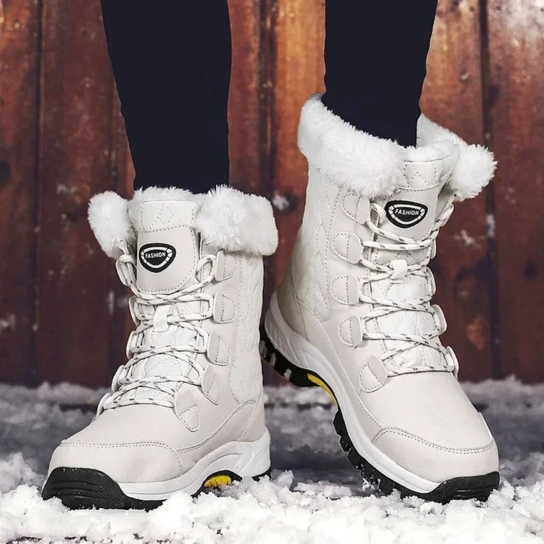 Quinn | Stylish Waterproof Lace-Up Snow Boots