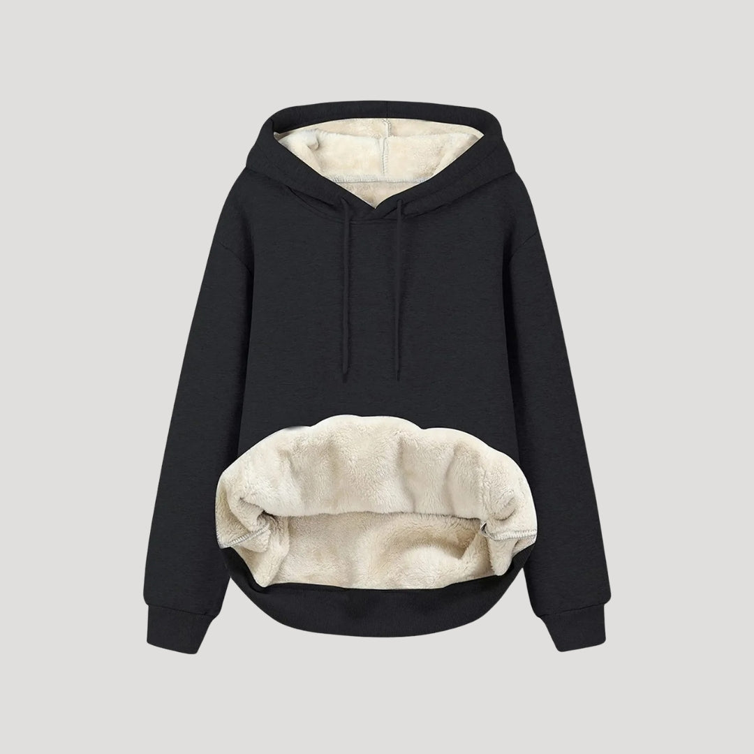 Tilly | Stylish Oversized Fleece-Lined Hoodie With Kangaroo Pocket