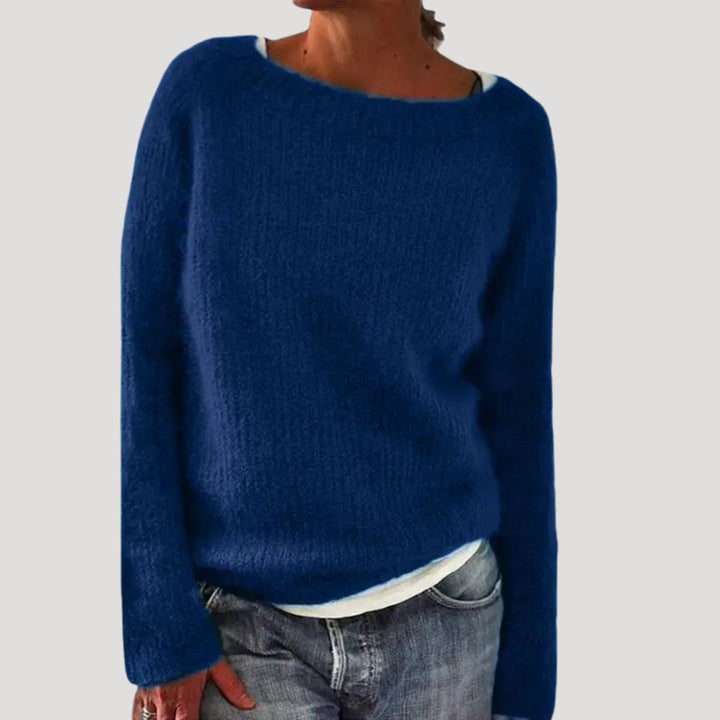 Ruby | Chic Oversized Crew Neck Knit Sweater