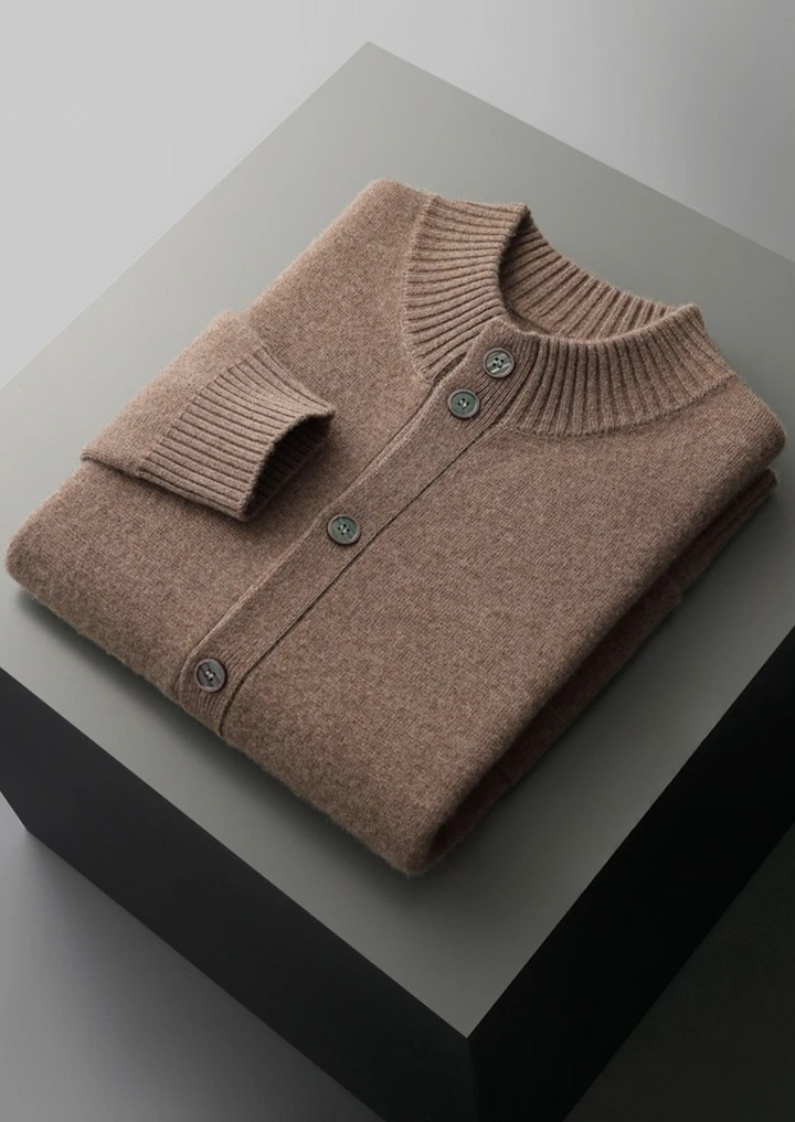 Magnus | Elegant Button-Front Cashmere Cardigan Men