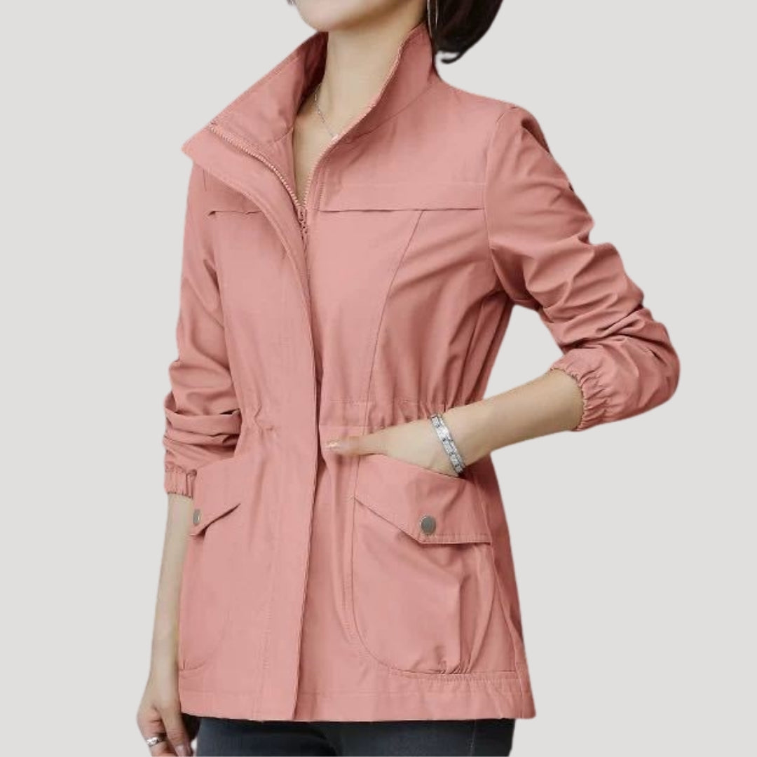 Sienna | Chic Lightweight Waterproof Spring Windbreaker Jacket
