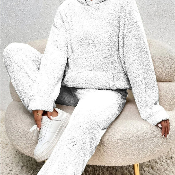 Margot | Cosy Fleece Loungewear Set With Hood & Relaxed Fit