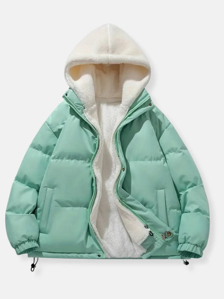 Millie | Stylish Hooded Fleece-Lined Winter Puffer Jacket