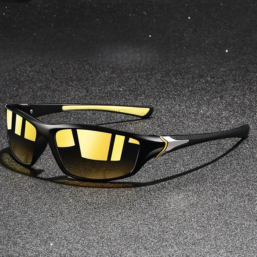 Jericho | Sleek Polarized Sport Sunglasses With Blue Mirror Lenses