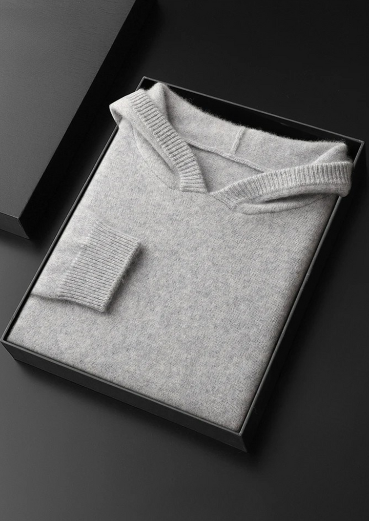 Cordelia | Luxury Cashmere Hooded Pullover Sweater