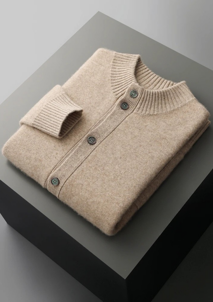 Magnus | Elegant Button-Front Cashmere Cardigan Men