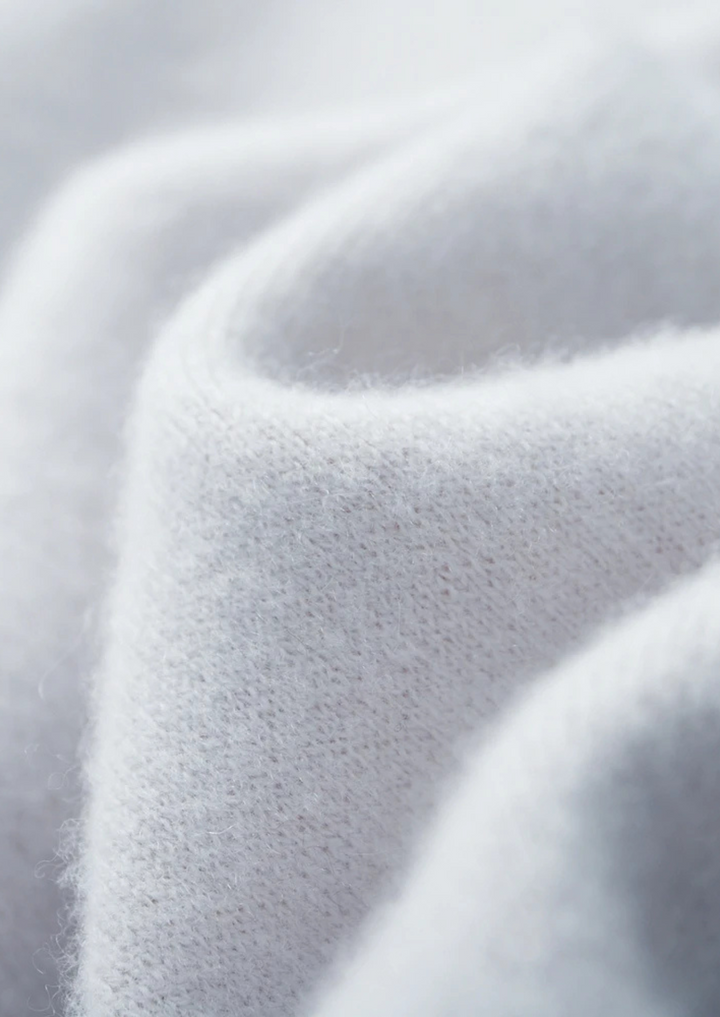Casper | Elegant Two-Tone Zip Cashmere Hoodie Men