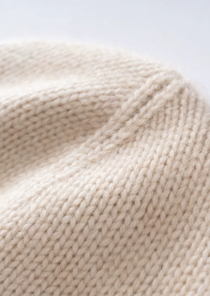 Cordelia | Luxury Ribbed Cashmere Beanie Women - Premium Knit