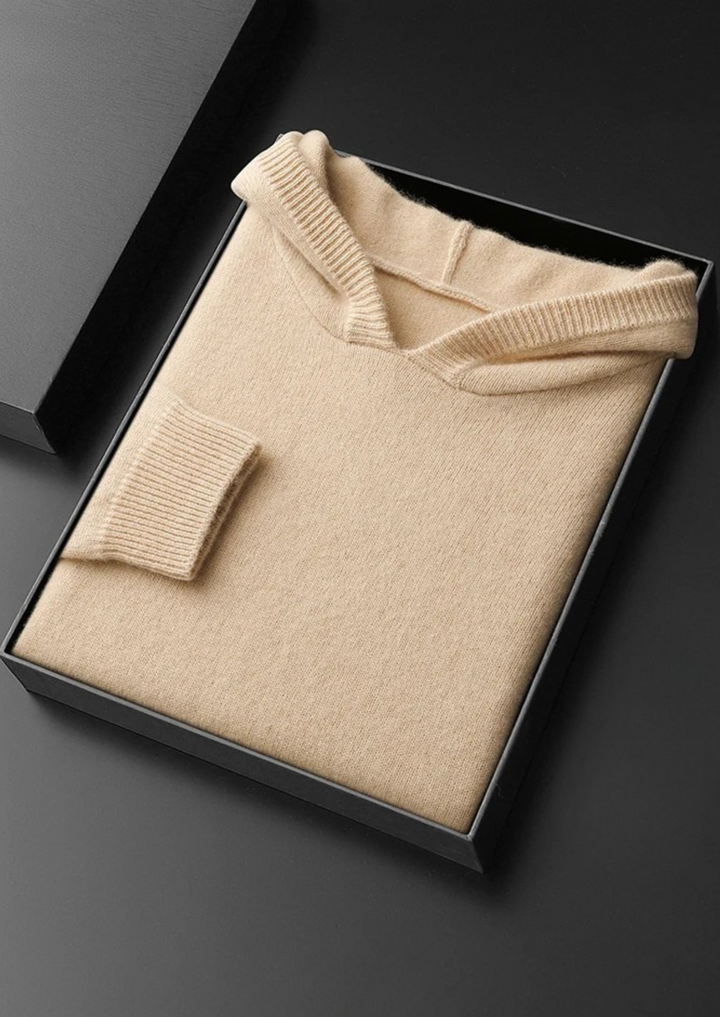 Cordelia | Luxury Cashmere Hooded Pullover Sweater