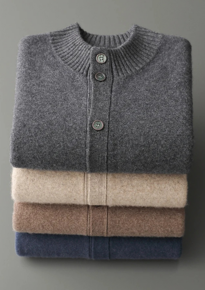 Magnus | Elegant Button-Front Cashmere Cardigan Men