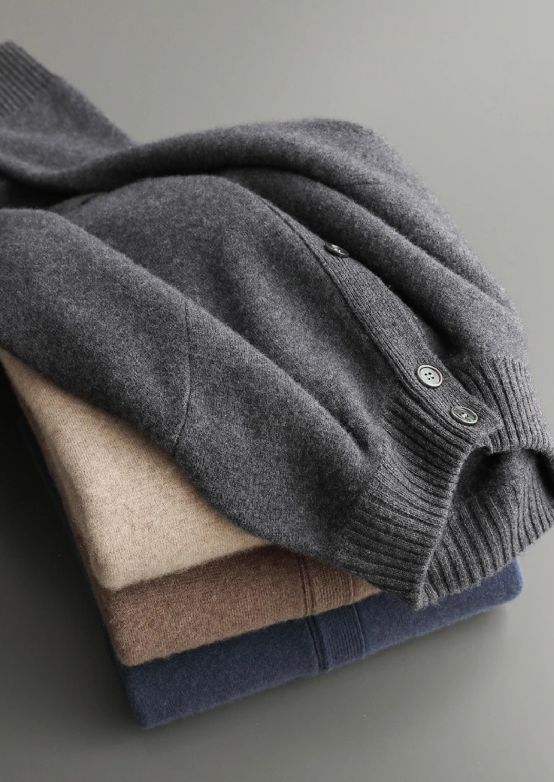 Magnus | Elegant Button-Front Cashmere Cardigan Men