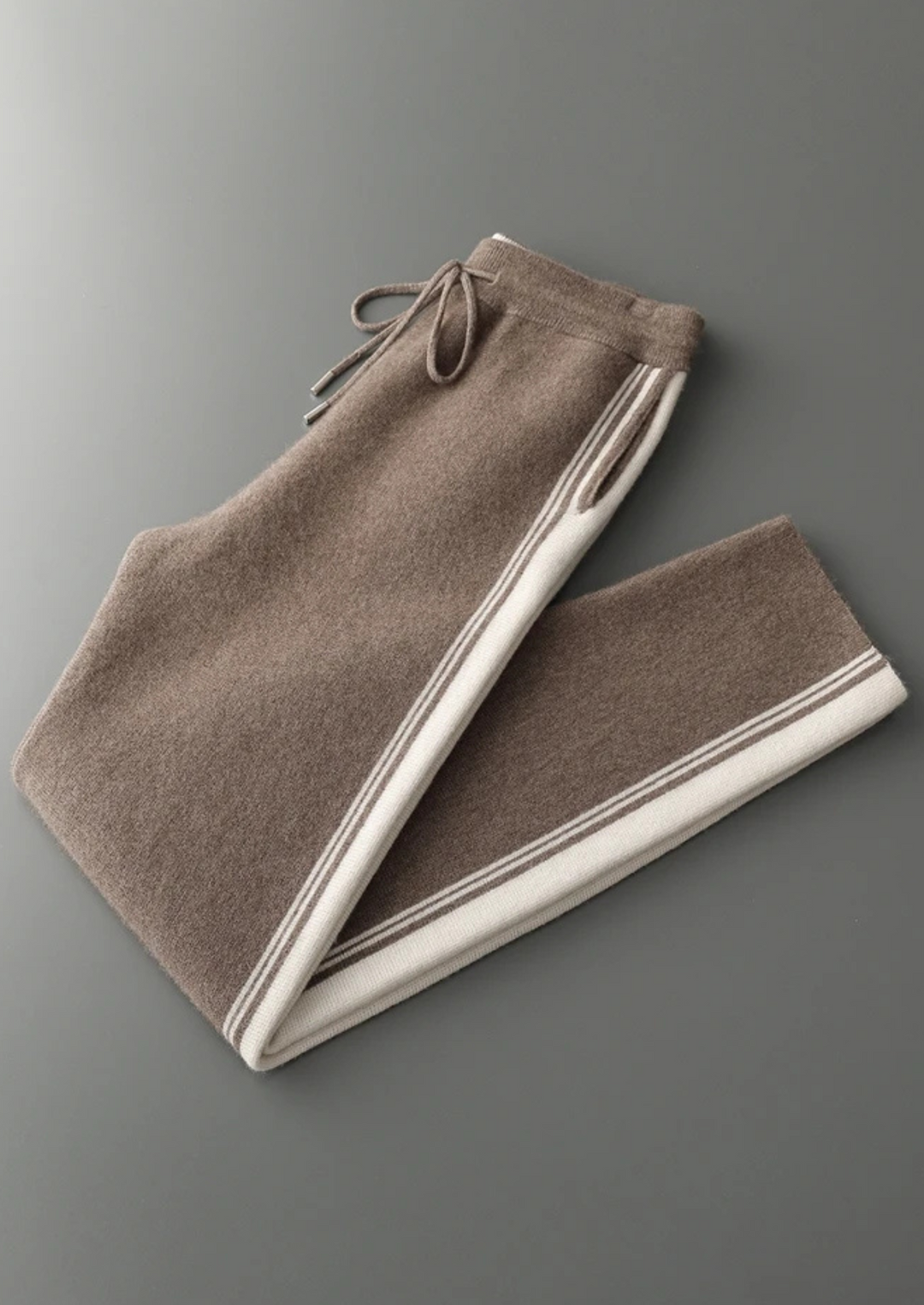 Damien | Luxury Cashmere Tracksuit Set - Navy Zip-Up Hoodie