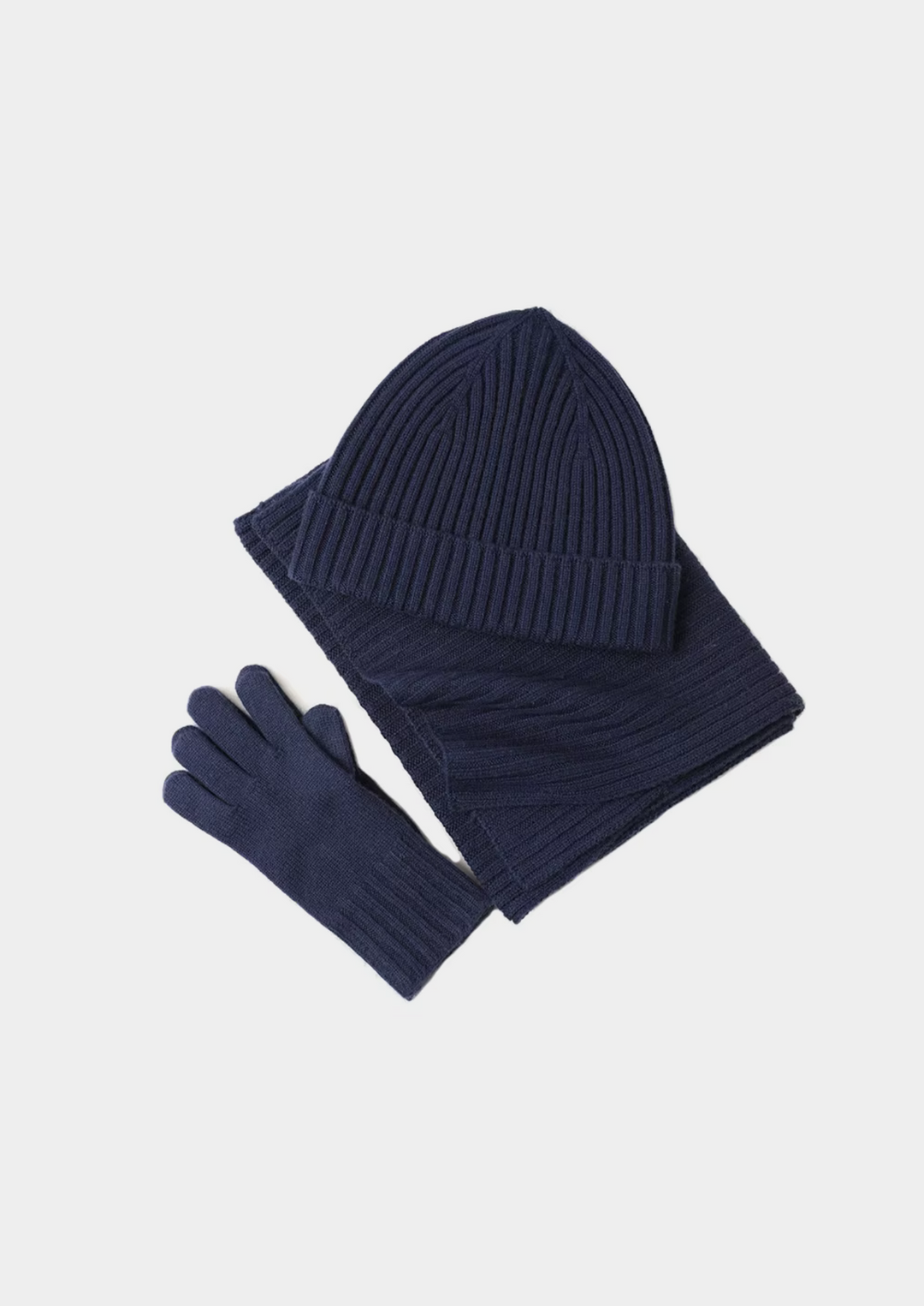 Cordelia | Elegant Cashmere Winter Accessories Set - Beanie Scarf Gloves