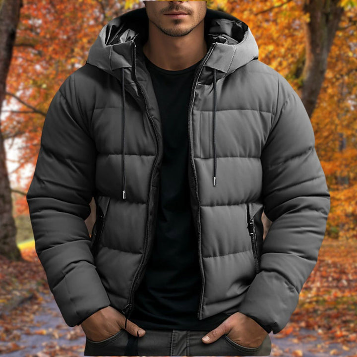 Dominic | Sleek Waterproof Hooded Puffer Winter Jacket Men