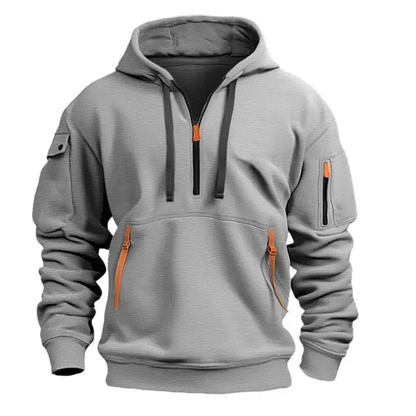 Juliet | Tactical Half-Zip Hoodie With Utility Pockets