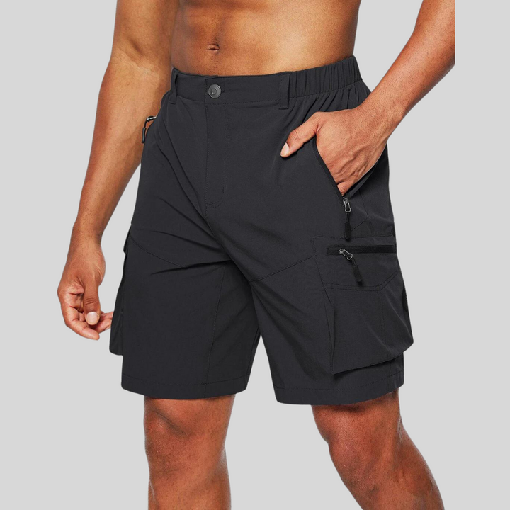 Beckmont | Stylish Men's Cargo Shorts With Utility Zip Pockets