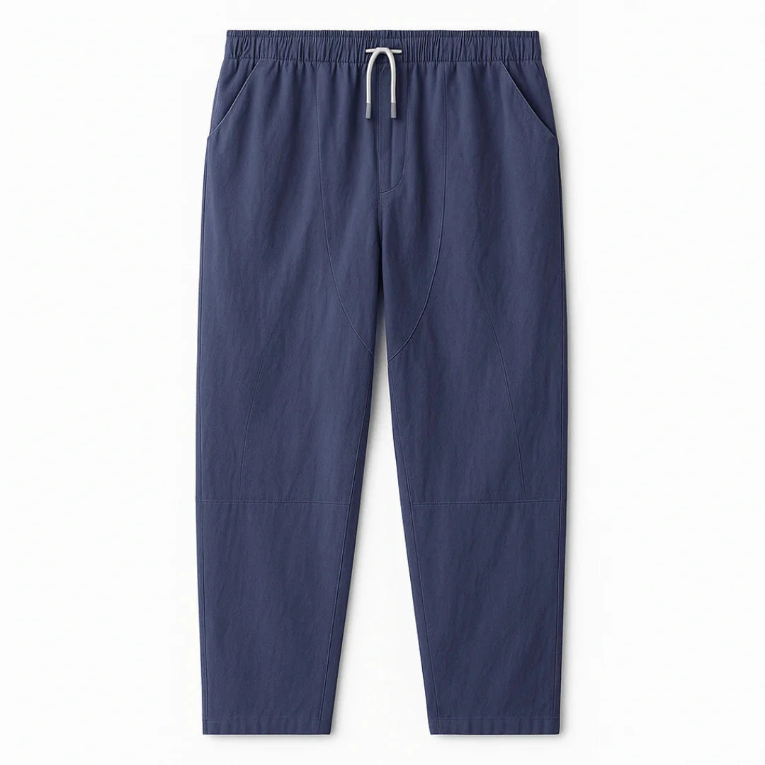 Margot | Effortless Cotton Linen Cropped Drawstring Pants