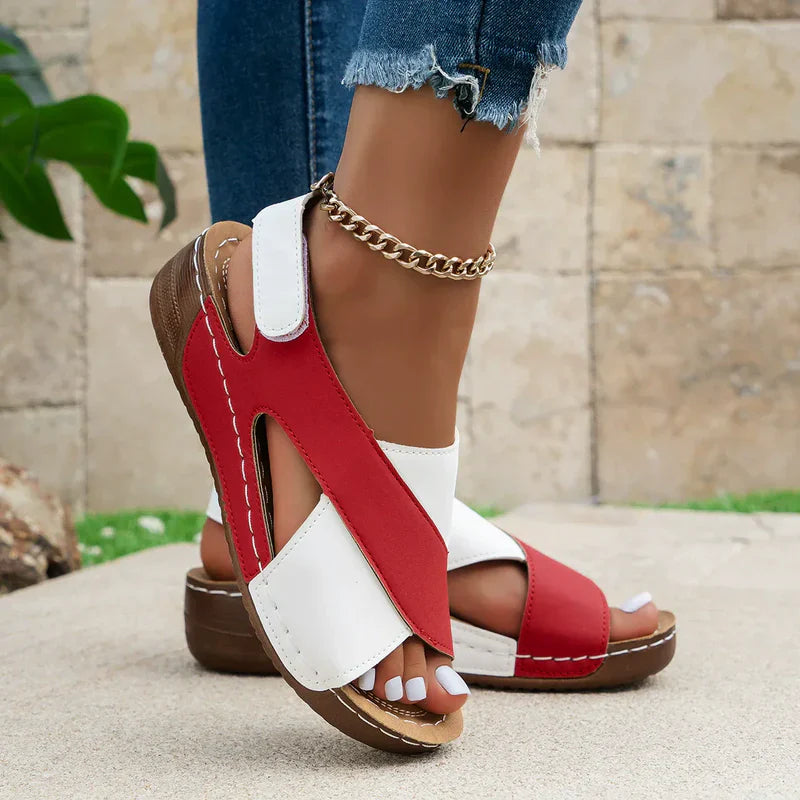 Jasmine | Stylish Orthopedic Wedge Sandals With Arch Support