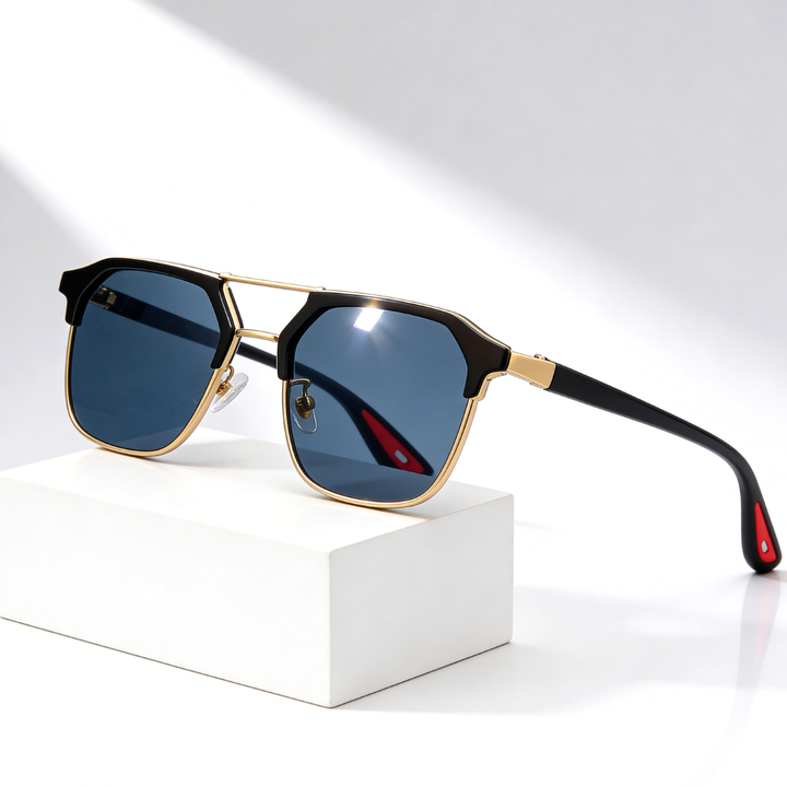 Hannah | Sleek Hexagonal Aviator Sunglasses With Gradient Lens