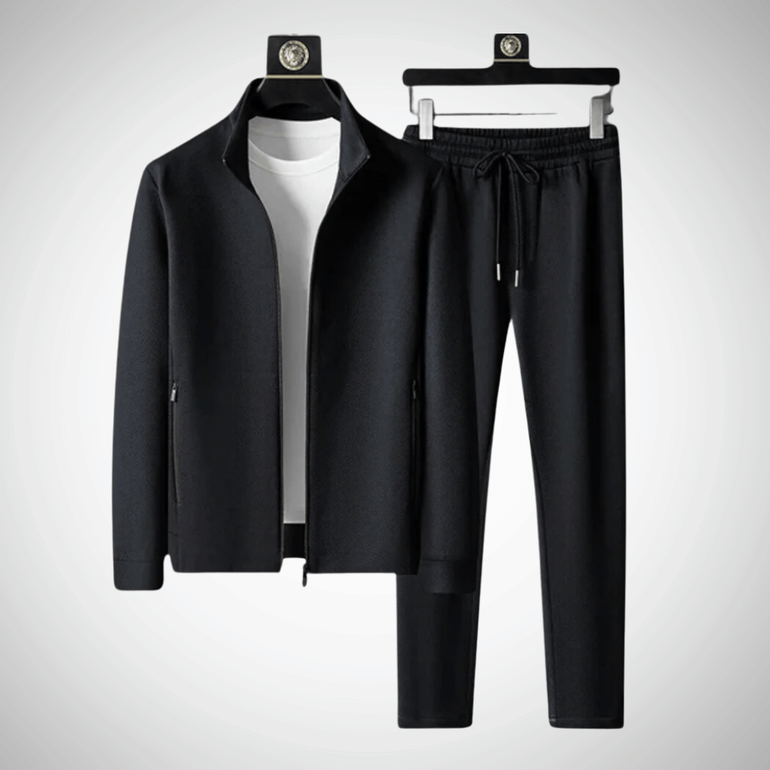Margot | Stylish Zip Up Tracksuit Set With Elastic Waist