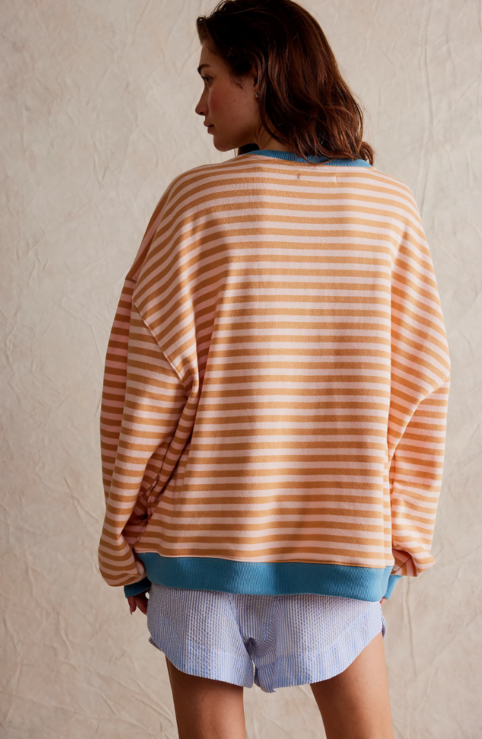 Linda | Chic Oversized Striped Sweater With Relaxed Silhouette