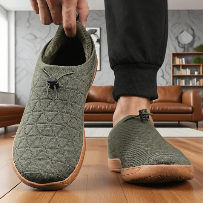 Eloise | Sleek Quilted Mesh Slip-On Sneakers