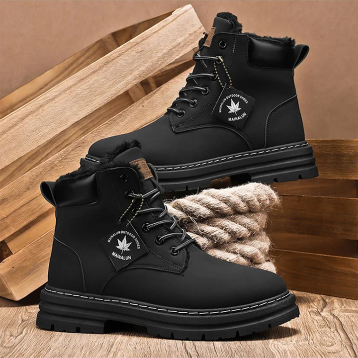 Margot | Stylish Wheat Lace-Up Work Boots Men
