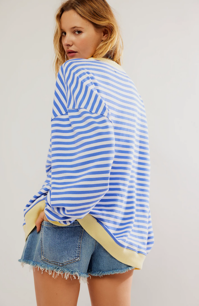 Linda | Chic Oversized Striped Sweater With Relaxed Silhouette