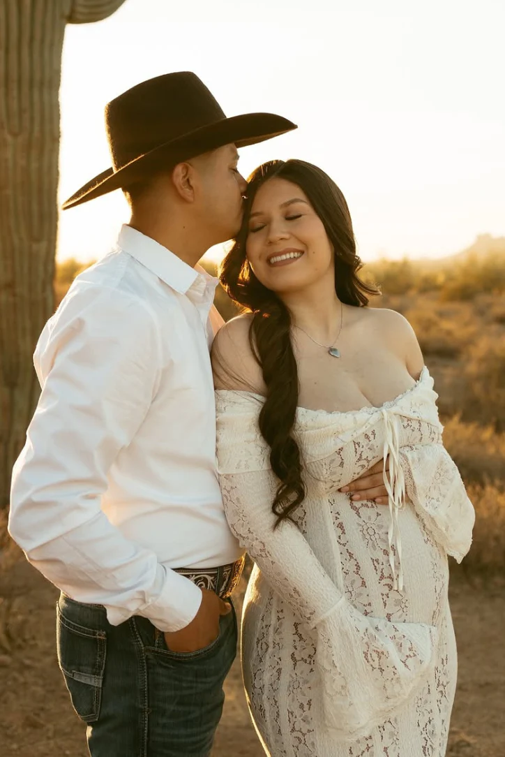 Amelia | Elegant Off-Shoulder Lace Maternity Maxi Gown