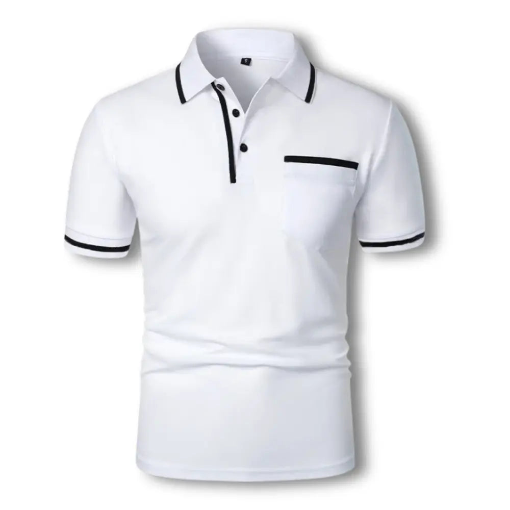 Endymion | Sleek Contrast Trim Polo Shirt for Men