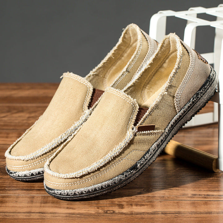 Naila | Stylish Canvas Slip-On Loafers For Men