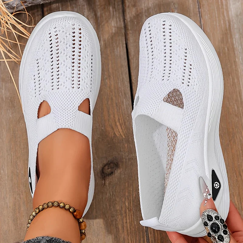 Sabrina | Stylish Knit Slip-On Orthopedic Sneakers With Arch Support