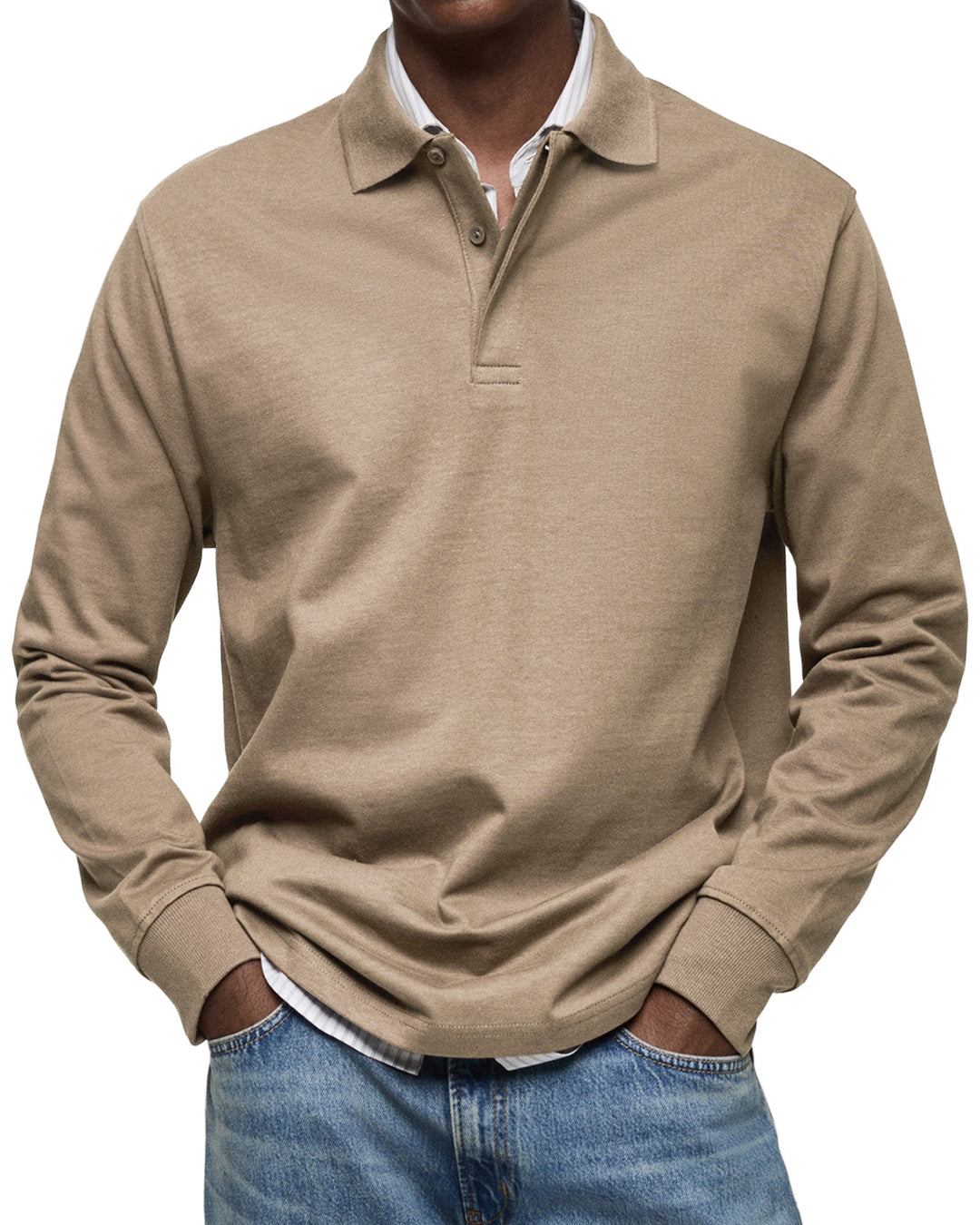 Kristina | Stylish Long Sleeve Polo Shirt With Classic Collar