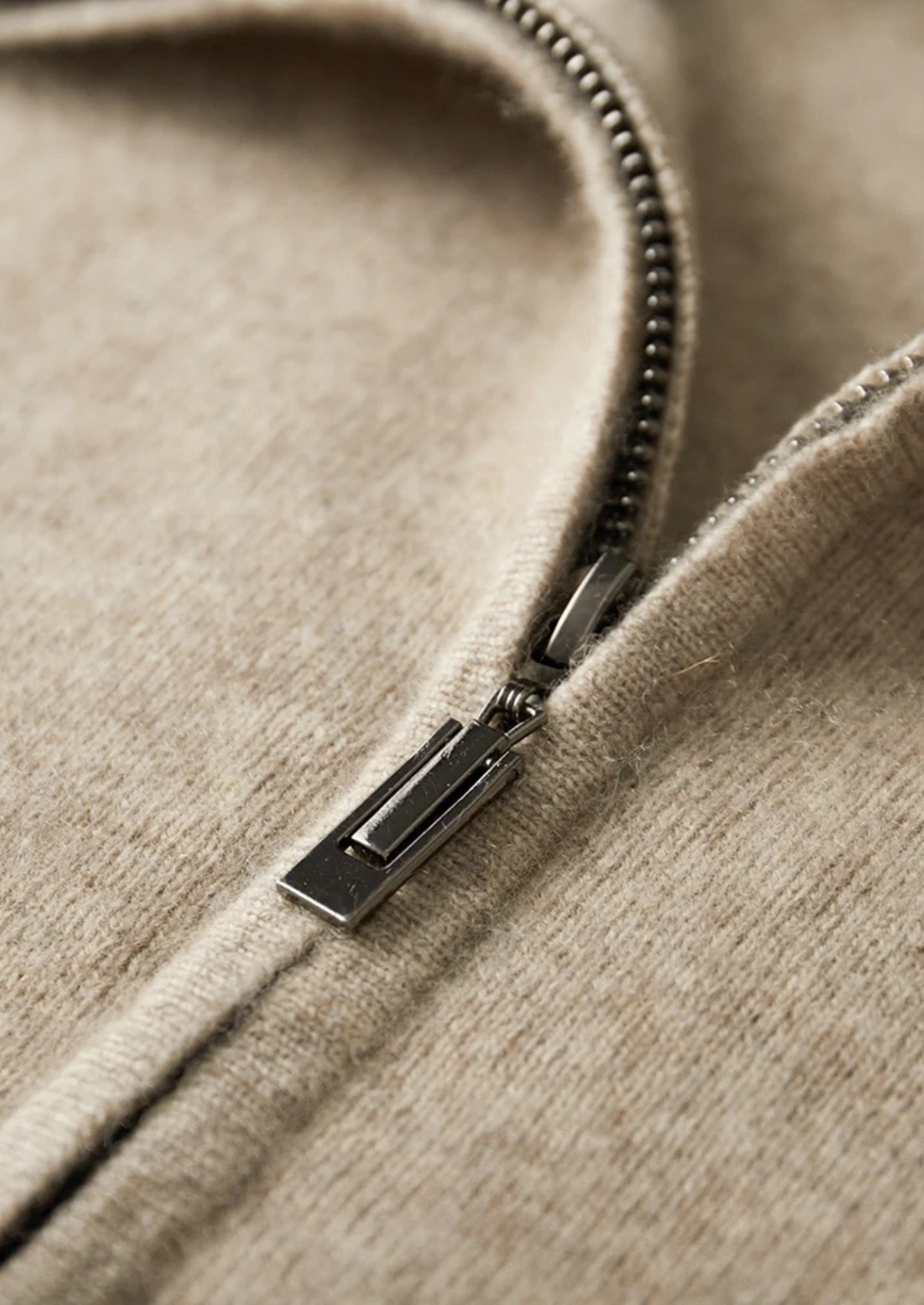 Kensington | Elegant Cashmere Zip Cardigan Men - Premium Knit