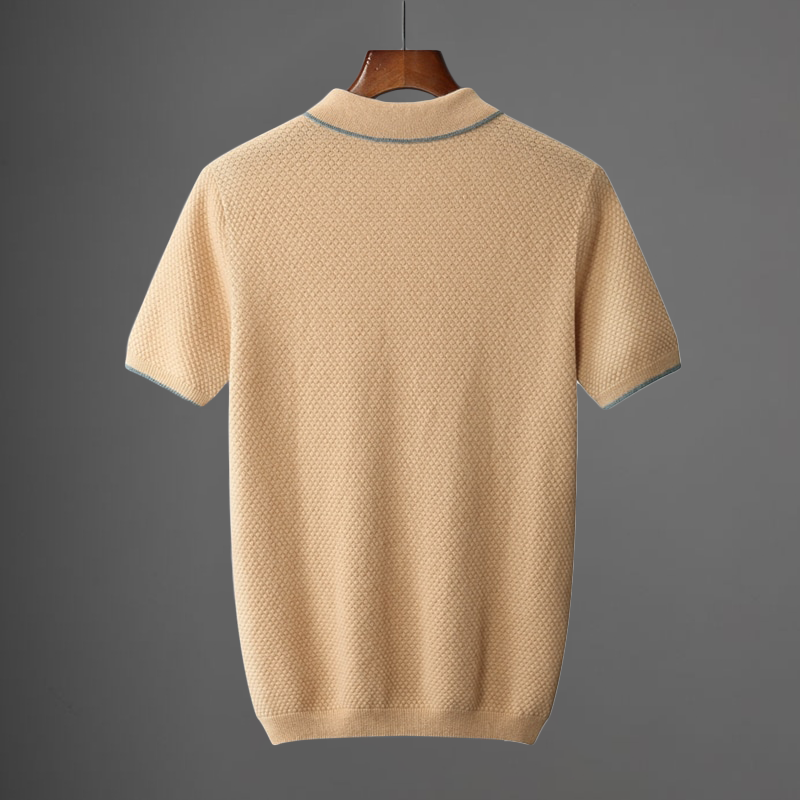 Rhodes | Classic Cotton Piqué Polo Shirt Men - Short Sleeve