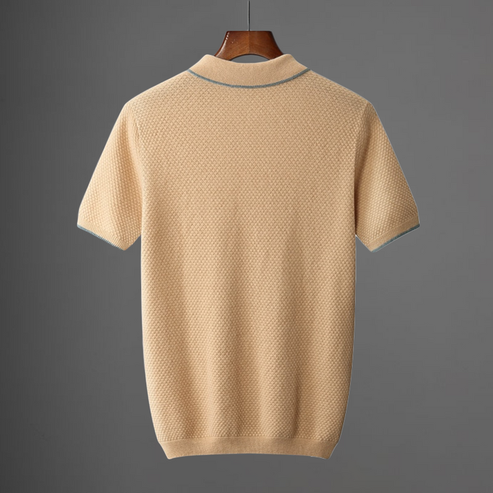 Rhodes | Classic Cotton Piqué Polo Shirt Men - Short Sleeve