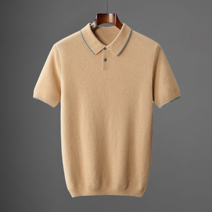 Rhodes | Classic Cotton Piqué Polo Shirt Men - Short Sleeve