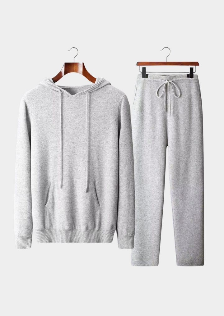 Cordelia | Elegant Merino Wool Hooded Tracksuit Set