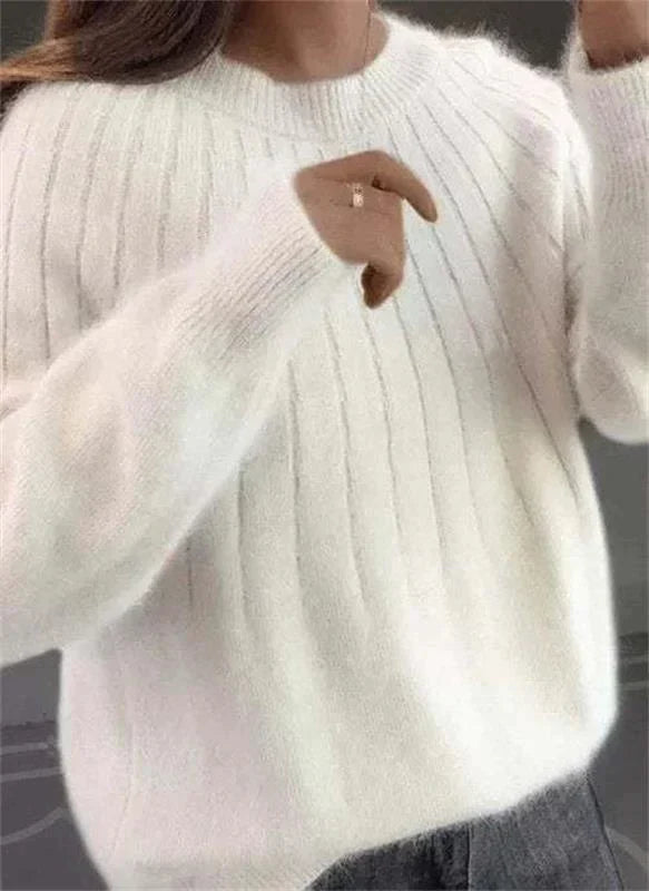 Seraphina | Elegant Oversized Cable Knit Cashmere Sweater