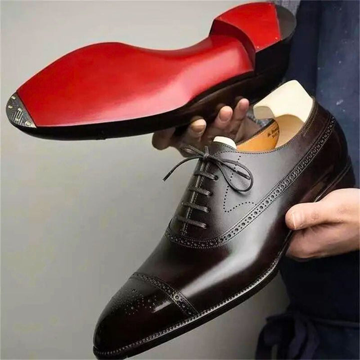 Cordelia | Elegant Oxford Brogue Dress Shoes Men - Wedding Classic