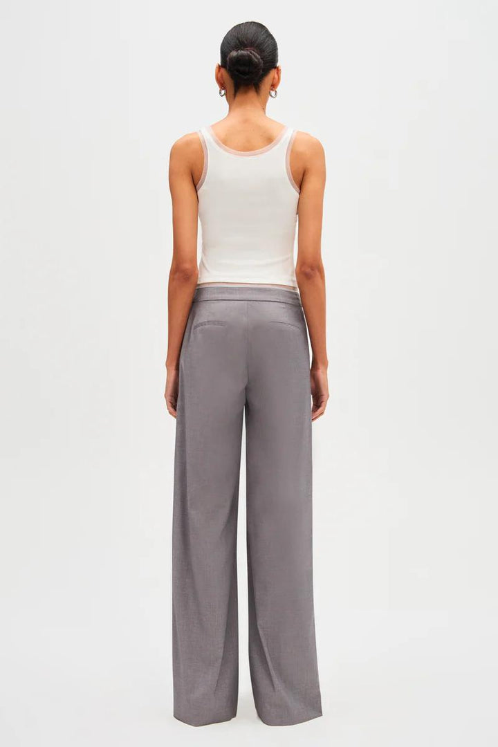 Belen | Sleeveless Asymmetric Top Wide Leg Pants Co-Ord Set