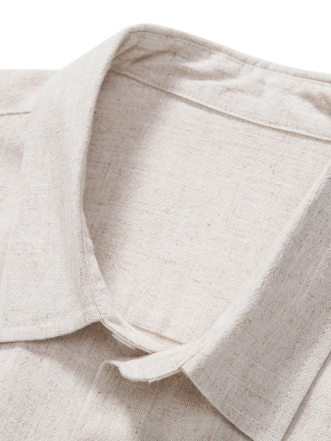 Byron | Elegant Short Sleeve Linen Shirt And Pants Set Men