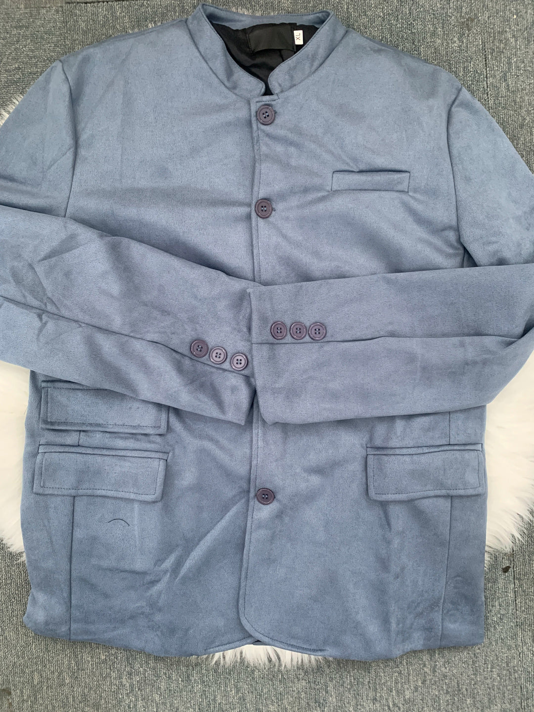 Leah | Stylish Italian Officer Collar Blazer For Men