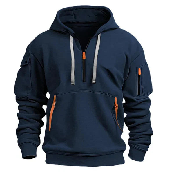 Juliet | Tactical Half-Zip Hoodie With Utility Pockets