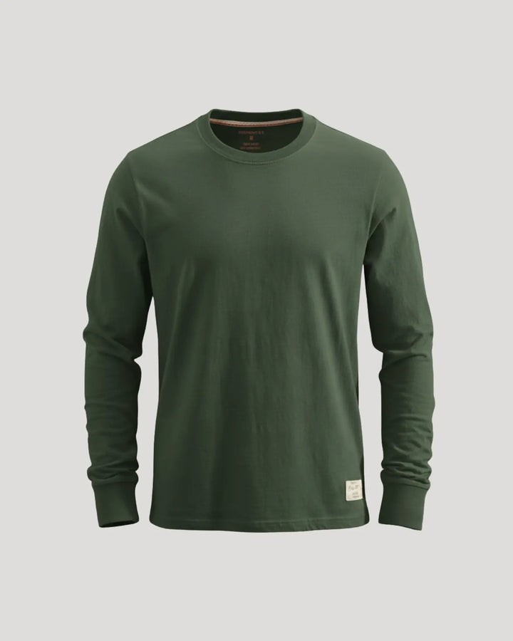 Margot | Stylish Cotton Crew Neck Long Sleeve Shirt