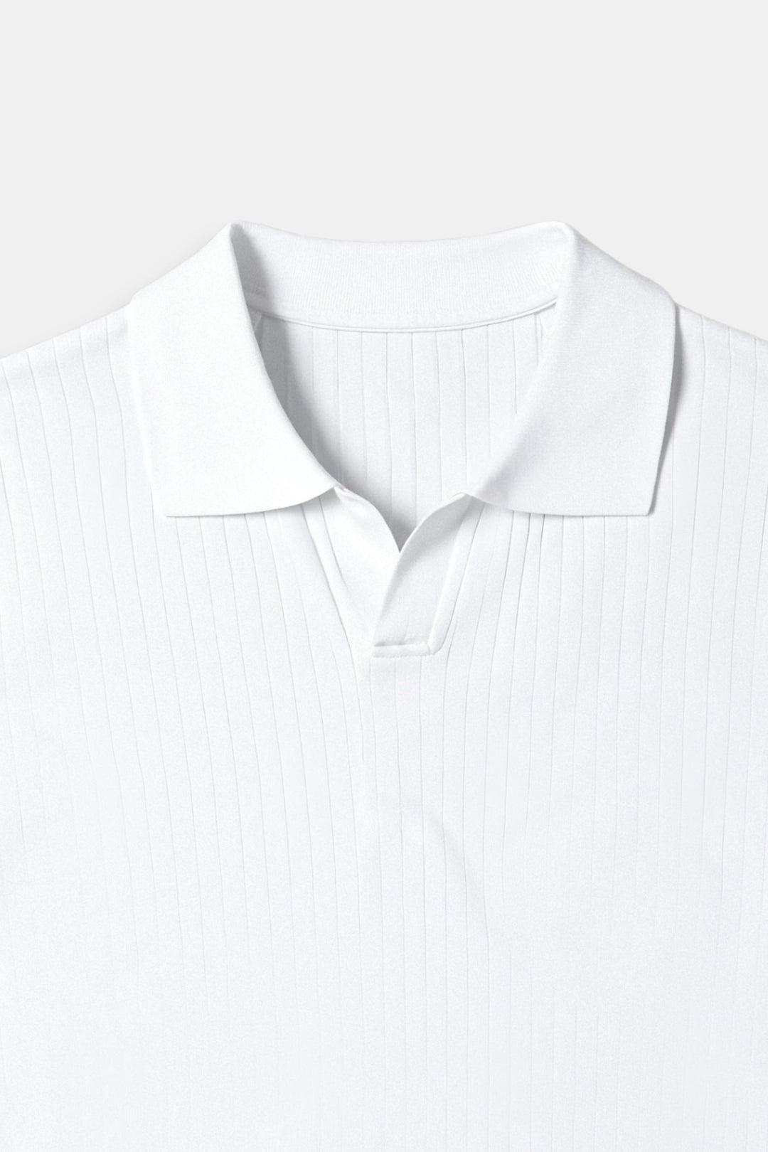 Pisa | Stylish Ribbed Cotton Polo Shirt Men - Short Sleeve