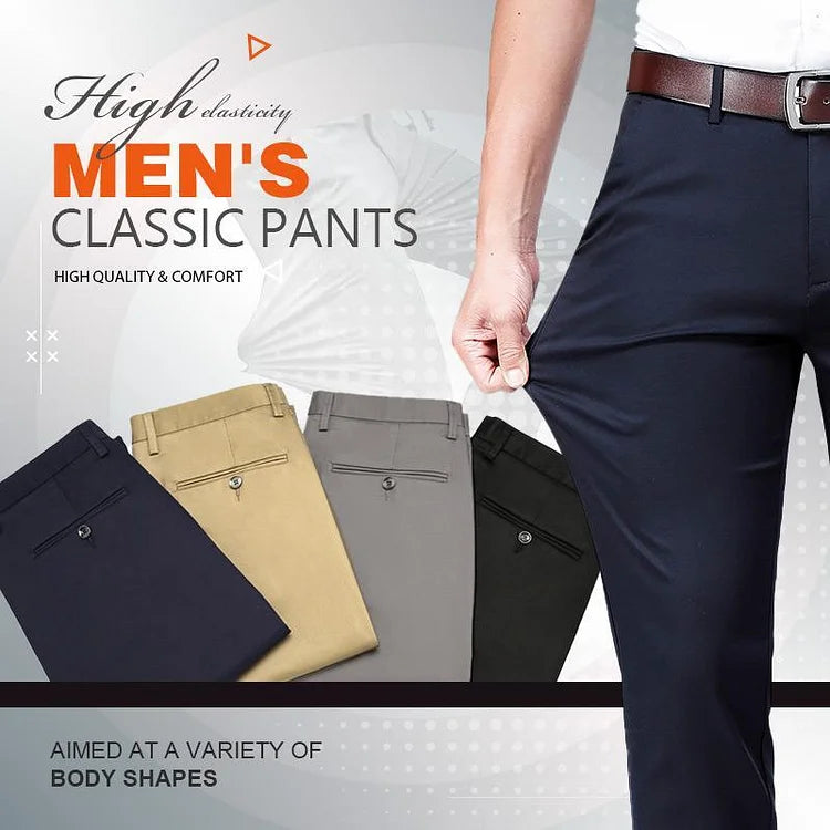 Ryder | Sleek Stretch Comfort Pants For Men